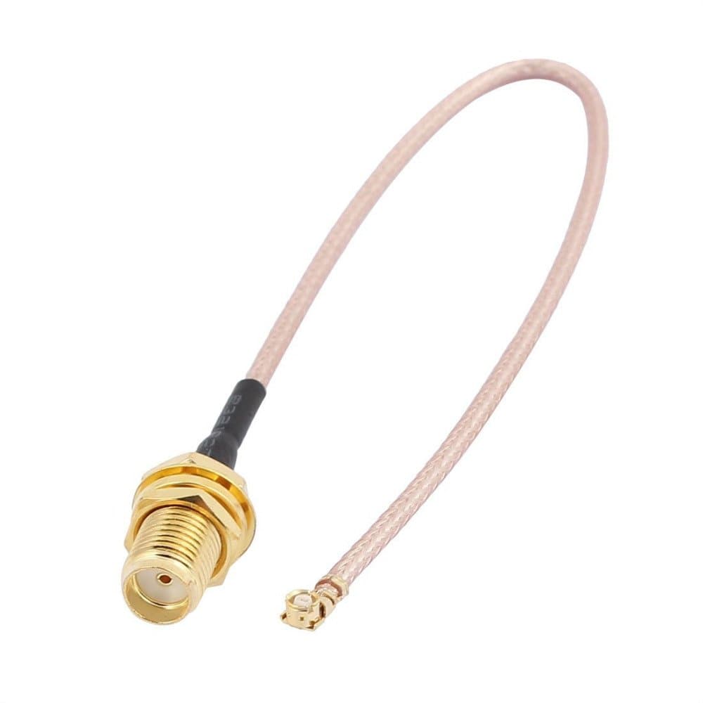 2Pcs Mini PCI UFL to SMA Female Connector Antenna WiFi Pigtail Cable IPX to SMA RG178 Extension Cable 15CM