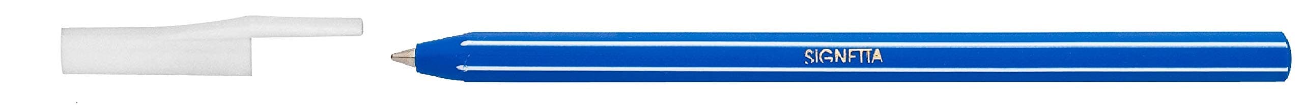 ICO Signetta Ballpoint Pen Blue Pack of 50 in Paper Box
