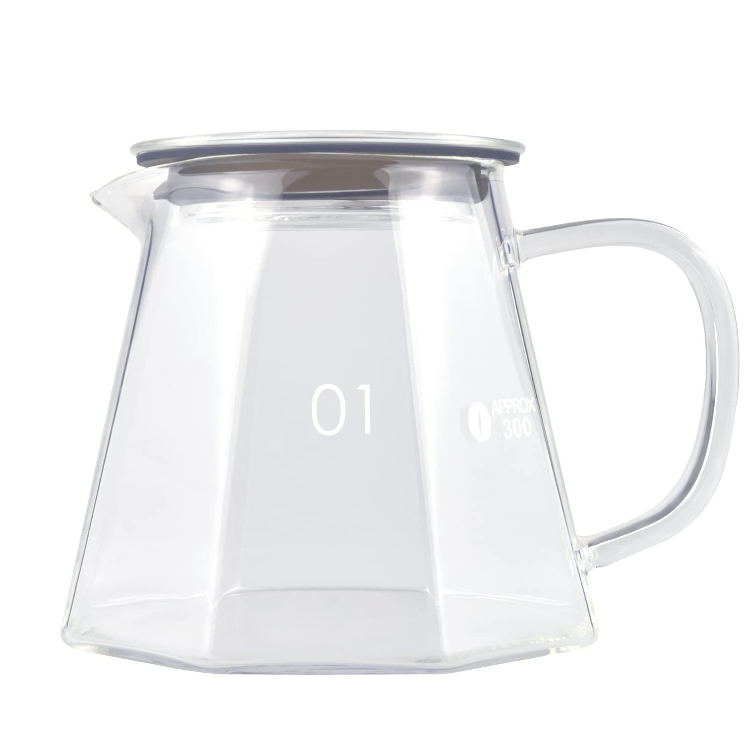 MERMOO YILAN Coffee Server Glass Pour Over Coffee Pot Coffee Pitcher 450ML Drip Pot