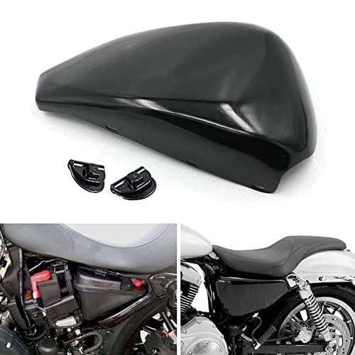 Left Side Battery Cover for Harley Sportster Iron 883 XL 1200 48 72 04-13 Gloss Black