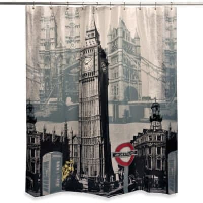 London Shower Curtain