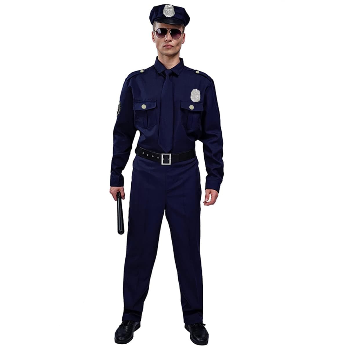 Adult Police Uniform Costume for men