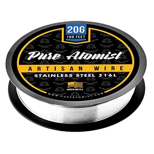 Pure Atomist PA-SS316L-20G100 Stainless Steel 316L 20 Gauge 100 ft. Wire, Bright