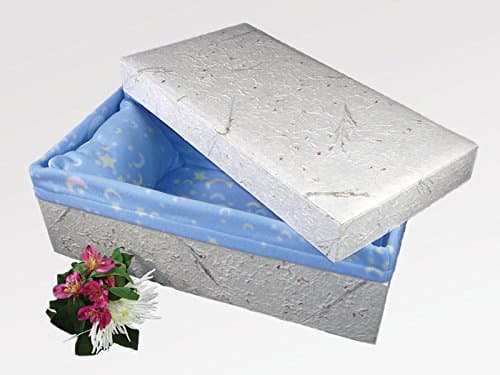 THE MULBERRY - Handmade Paper Funeral Coffin - Infant/Baby/Child/Boy/Girl (Casket size: 32")