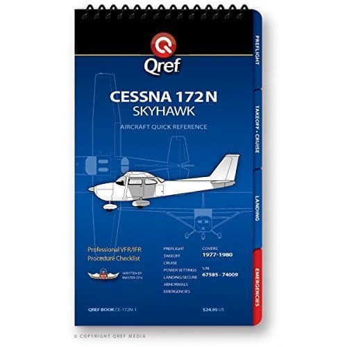 Cessna 172 Universal Qref Checklist Book