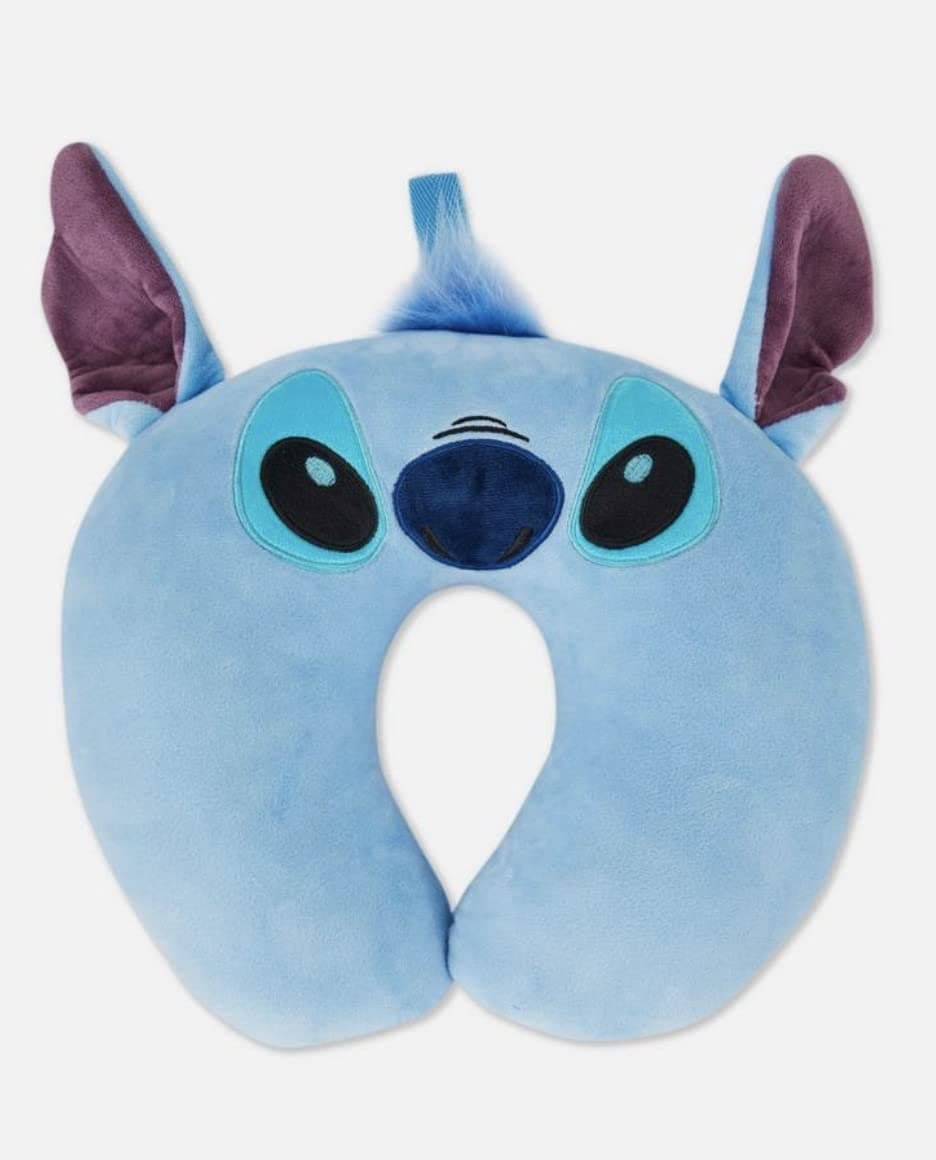 New Disney Stitch Blue Neck Rest Travel Pillow Neck Support Pillow Cushion Holiday Primark