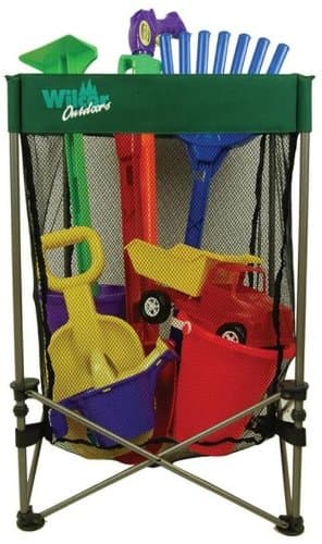 Folding Mesh Storage Bin with Carry Bag, 27-inch