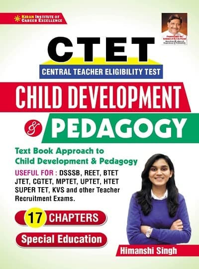 Kiran CTET Child Development and Pedagogy Text Book Approach by Himanshi Singh (English Medium) (3700) Paperback – 1 January 2022