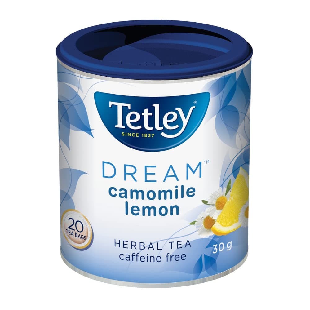 Tea Dream (Camomile Lemon) Herbal Tea, 20-Count Round Bags {Imported from Canada}