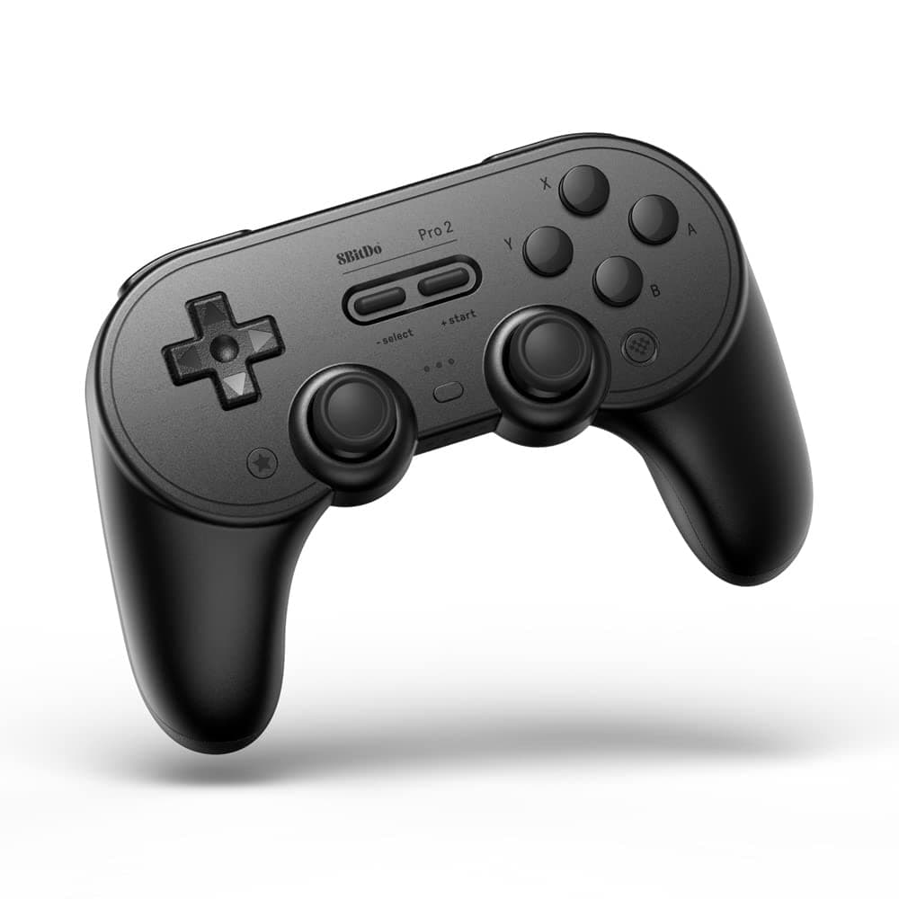 8Bitdo Pro 2 ゲームパッド（ブラックエディション） NS Switch・PC・Android・macOS・Steam Deck・iPhone・iPad・macOS・Apple TV・Respberry Pi用