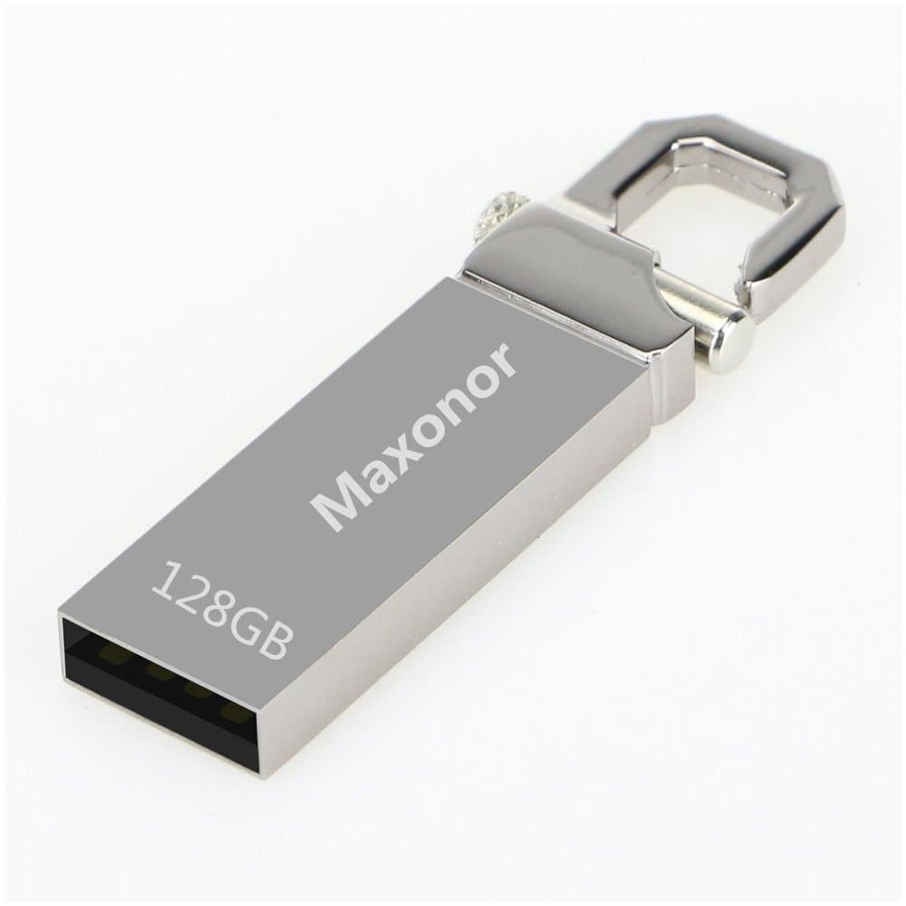 BoqoHyy USB 2.0 Flash Drive 128GB (Ubo/Silver - Hup128)