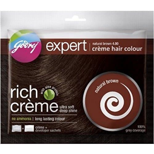 Godrej Expert Creme Hair Colour natural brown 20G+20Ml by Godrej Expert