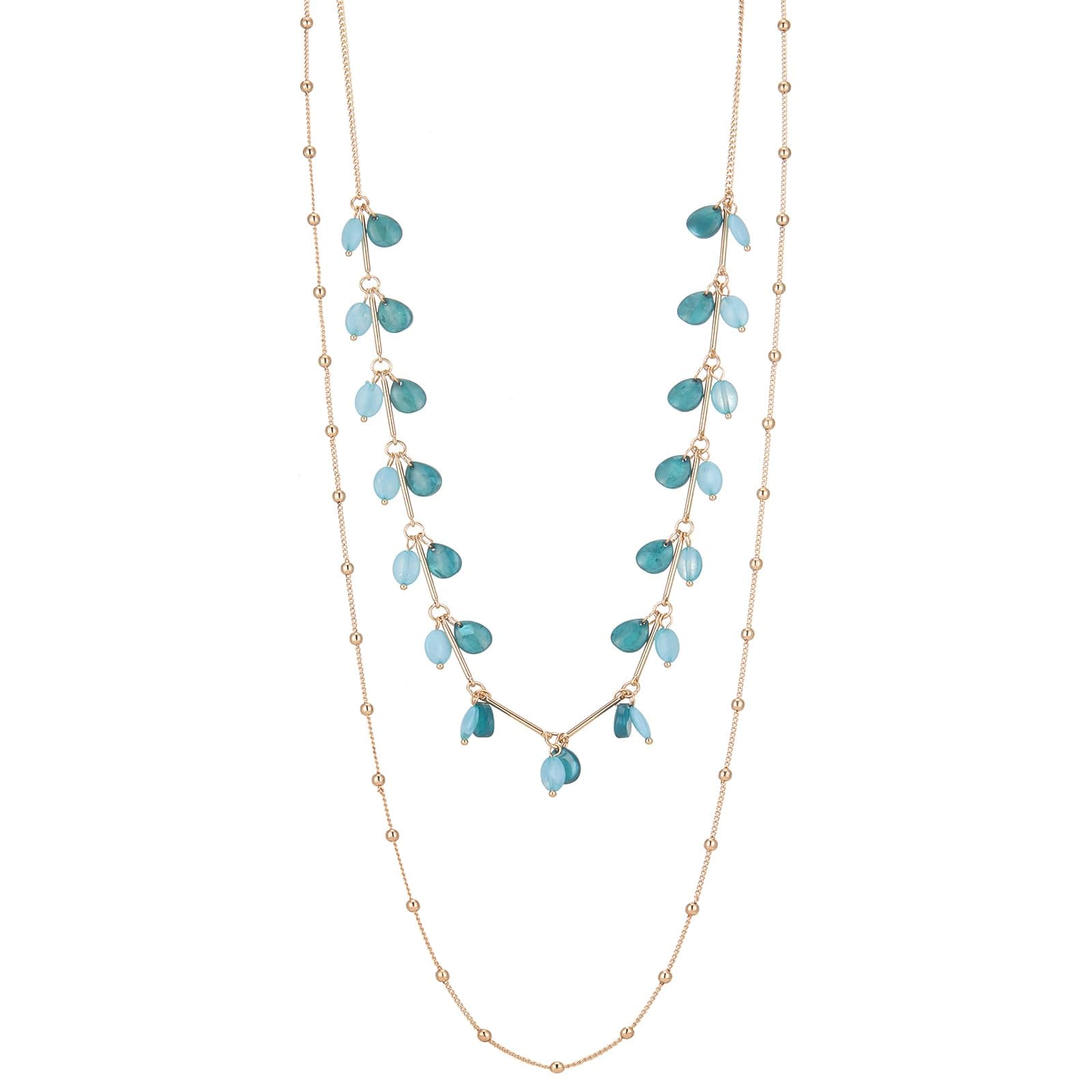 BULINLIN Layered Long Necklaces for Women Long Beaded Chain Necklace CostumeJewelry Mothers Day Gifts for Mom