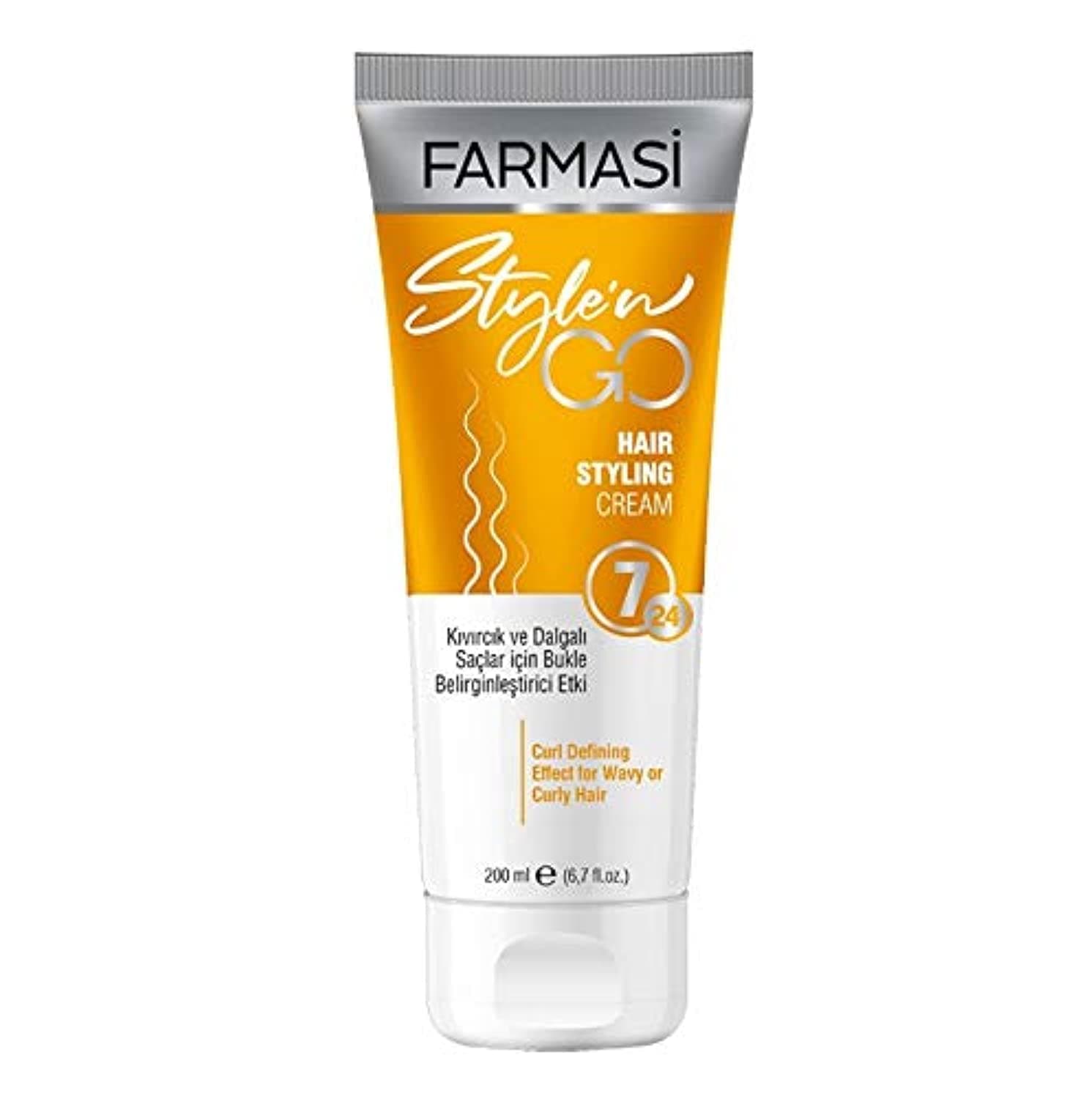 FARMASI Style'n Go Hair Styling Cream for Curly Hair, 200 ml./6.7 fl.oz.