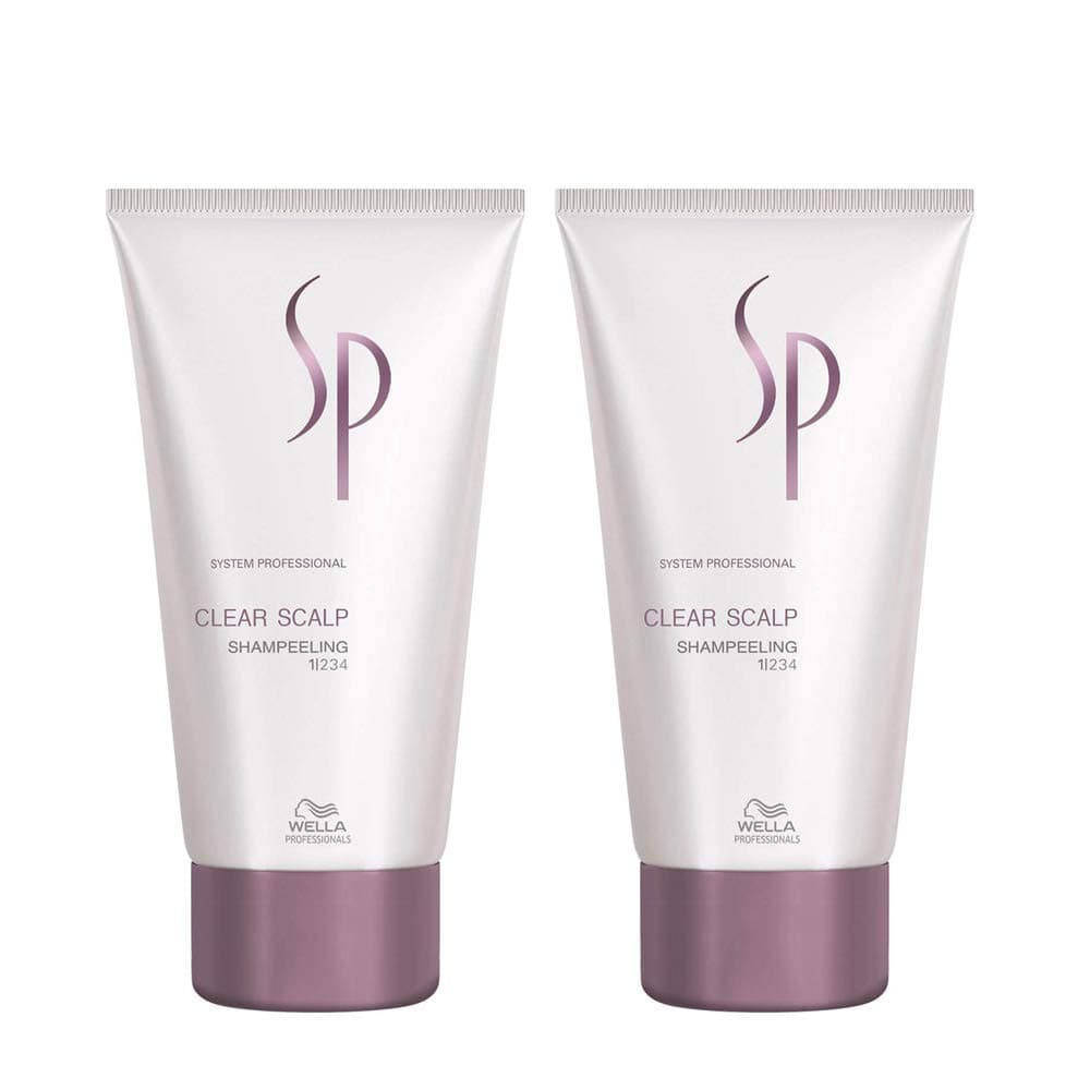 Wella SP Clear Scalp shampeeling Professional Care anti-dandruff shampoo, 2 x 150 ml
