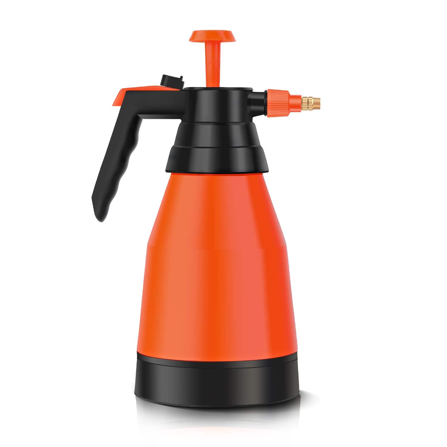 Beewarm Pump Sprayer Garden Sprayer 50.72-Ounce Plant Mister Bottle 1.5 Liter Water Spray Bottle for Cleaning Solution in Lawn