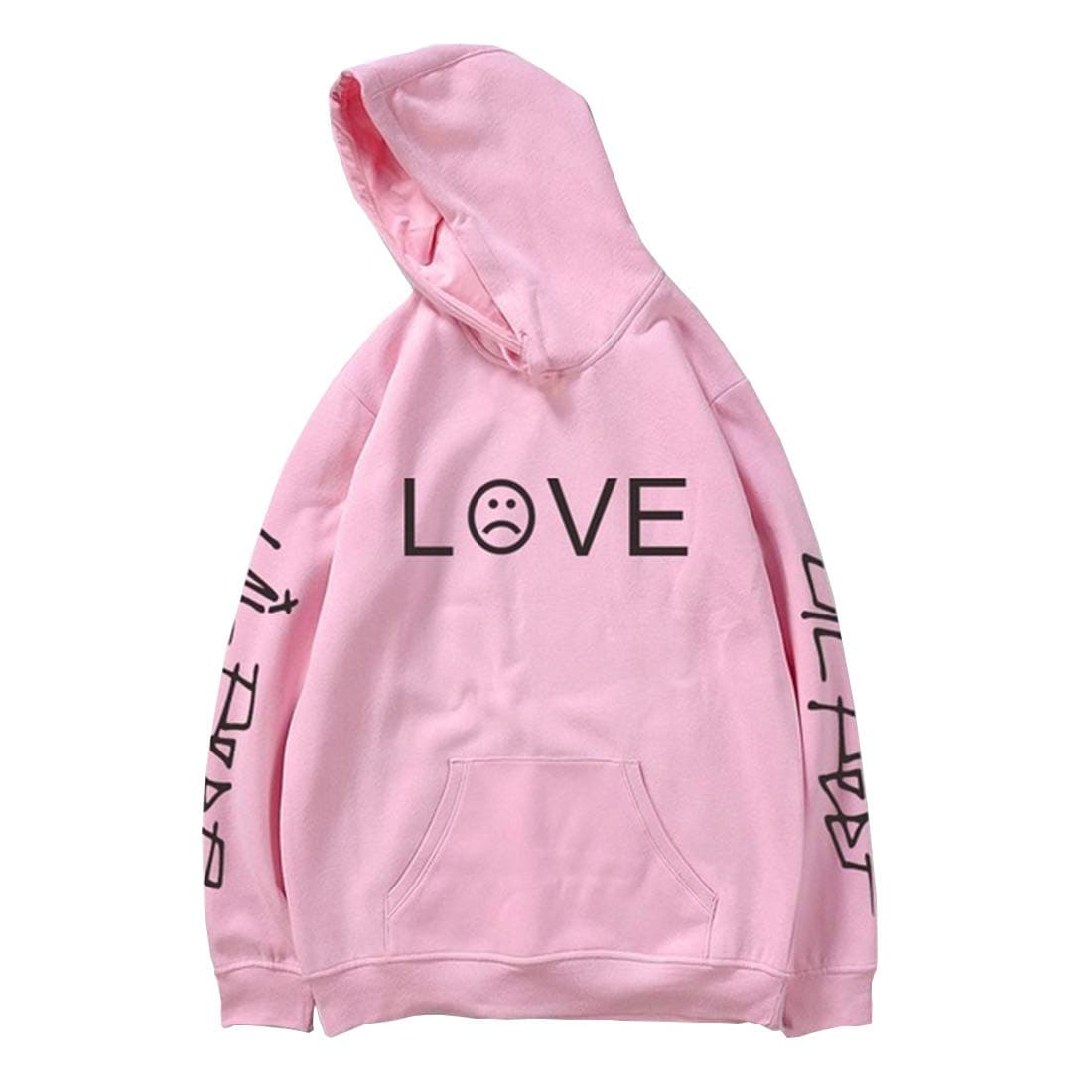 Unisex Hoodie Love Printed Fashion Sport Hip Hop Hoodie Sweatshirt Pocket Jacket Pullover Tops