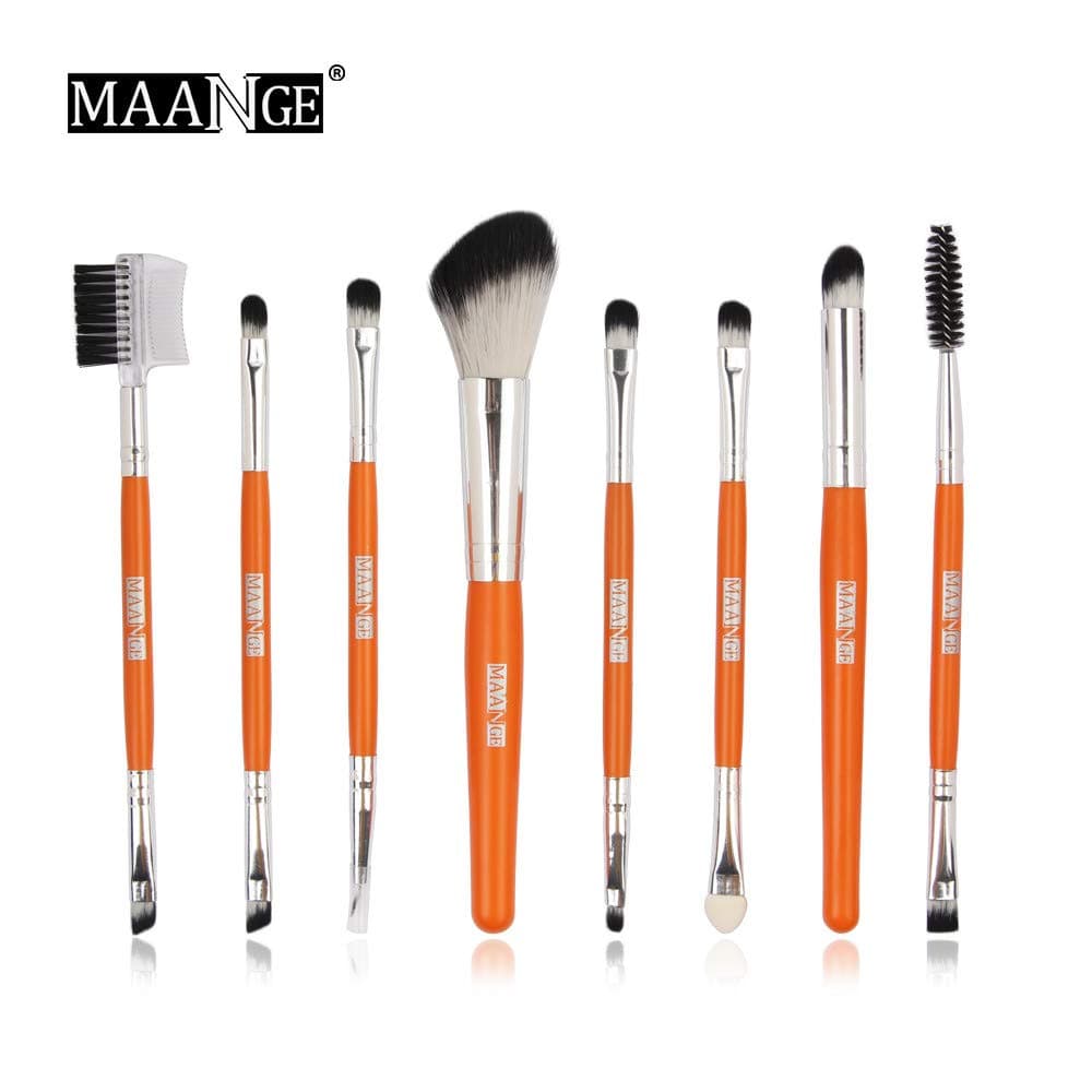 Clearance Sale! LEEDY Makeup Brushes Set, Exquisite Wooden 8PCS Professional Face Eye Shadow Eyeliner Foundation Blush Lip Make up Brush Powder Liquid Cream Cosmetics Blending Brush Tool Kits