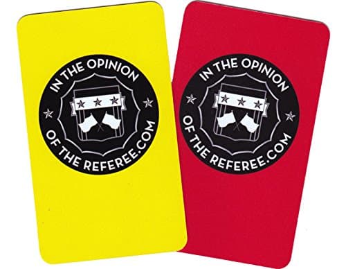 Premium Soccer Referee Disciplinary Card Set (Yellow and Red Cards)