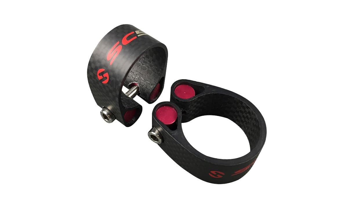 SC Bicycle Seatpost Clamp Carbon Fiber (Diameter 30.2mm)