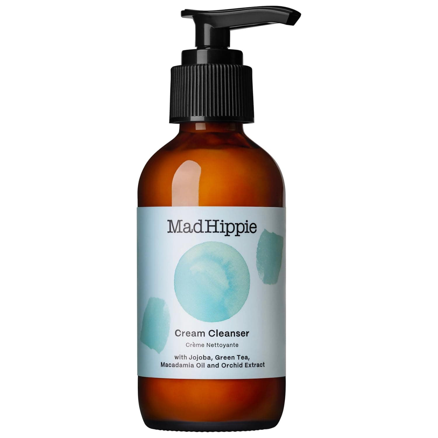 Mad Hippie Cream Cleanser – Gentle Formula with Hyaluronic Acid, Jojoba Oil & Green Tea, Skin Barrier Protection, 4 Oz Ea
