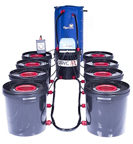 8 Pot DWC R Bubble Pot Hydroponic Deep Water Culture System