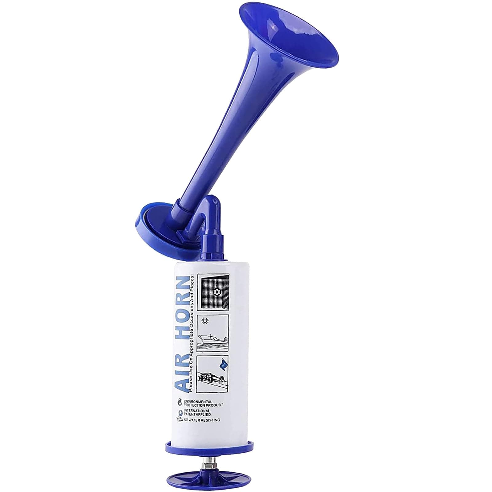 Handheld Air Horn, Boat Safety Horns, Stadium Noise Maker for Sporting Events Trumpet Horns Noisemakers Loud Sound Soccer Cheer Horns for Sports Games, Party Supplies, Outdoor Boating, Camping