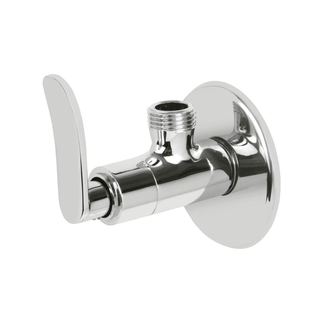 ZAPEX Brass Metal with Chrome Platting Luxurious Bathroom/Kitchen Valve Tap (Chrome Plated)