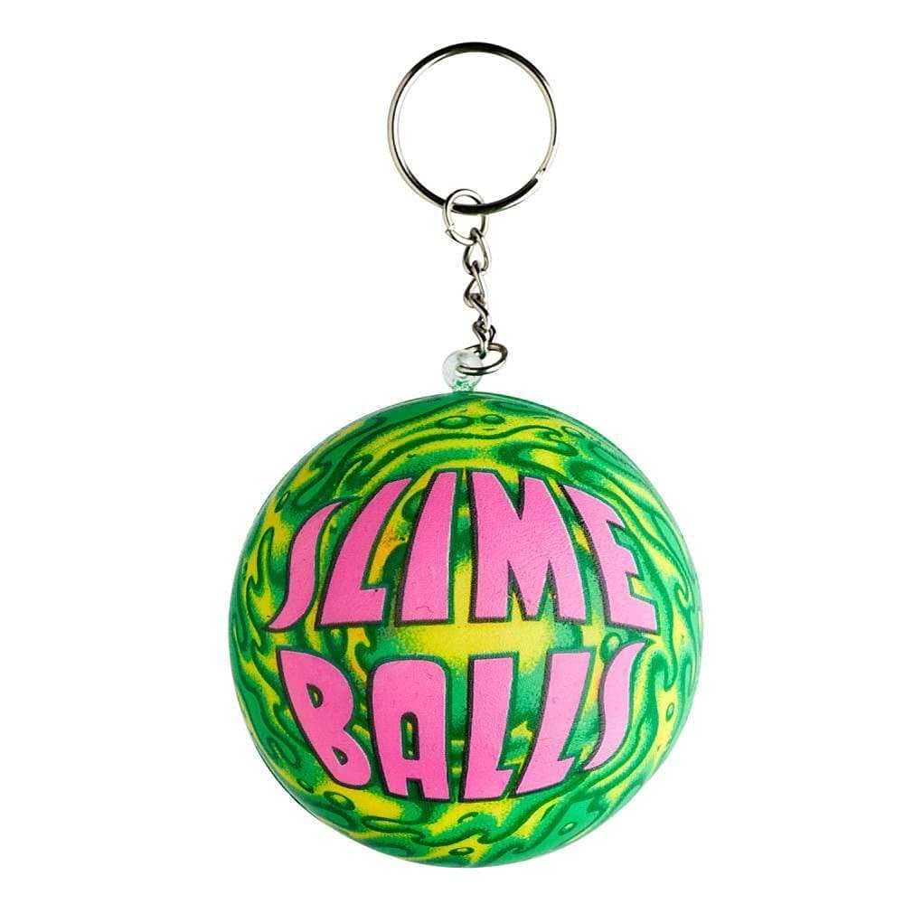 Santa Cruz Slime Balls Squishy Keychain Green