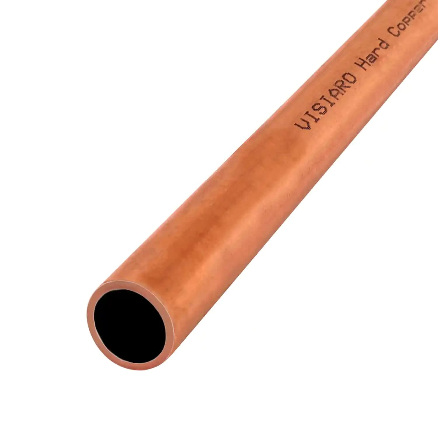 VISIAROHard Copper Tube, 1mtr, Outer Dia 6 mm, Wall Thickness 25 swg, Pack of 1