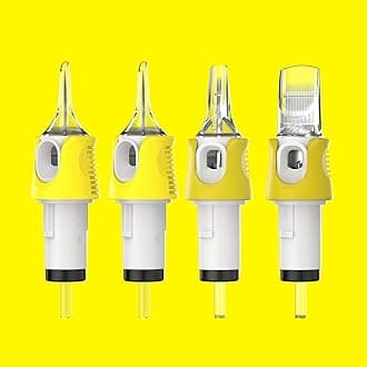 HAWINK Tattoo Cartridges Needles 40Pcs Mixed #10 Bugpin Round Shader 3RS 5RS 7RS 9RS 11RS Finger Ledge Cartridges EN05S-FG-40KIT-G