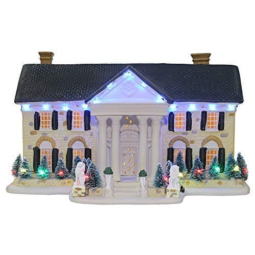 Elvis Presley Graceland Musical and Illuminated Replica House