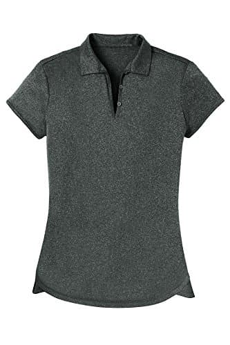 Opna Women’s Ladies Moisture Wicking Athletic Golf Polo Shirts Tops & Tees Charcoal