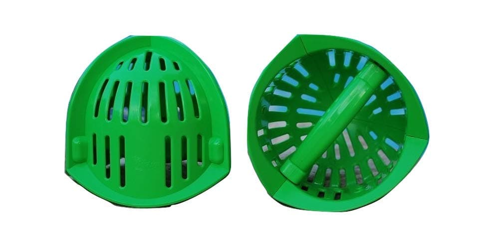 AquaLogix Green High Speed Omni-Directional Aquatic Bells - Upper Body Pool Exercise Equipment - Includes Online Demonstration Video with 30 Sample Exercises (Bells Pair LRGBS)