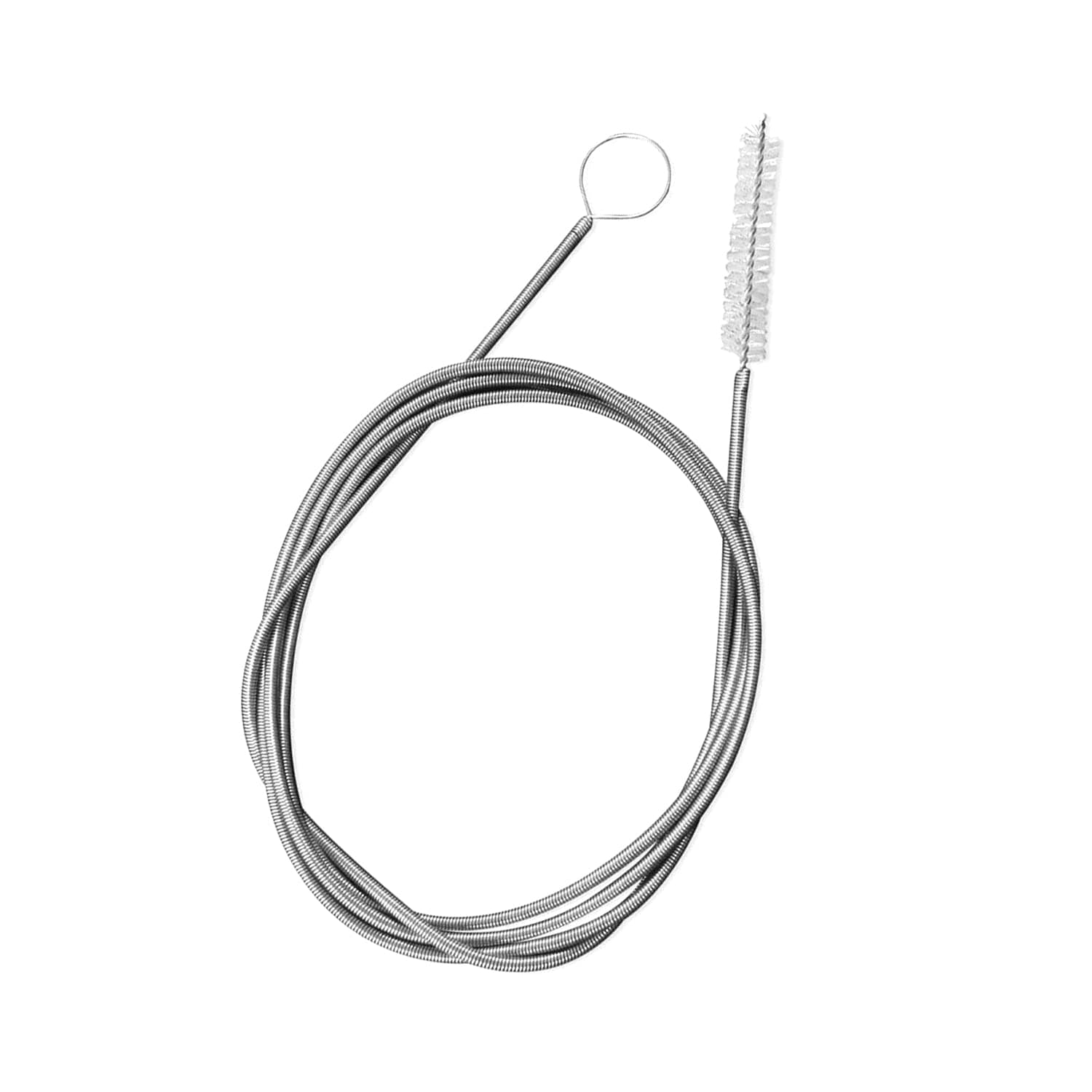 EKIND Extra Long Pipe Tube Cleaner, 59 inches Flexible Nylon Drain Spring Brush for Cleaning Feeding Tubes and Racking Lines