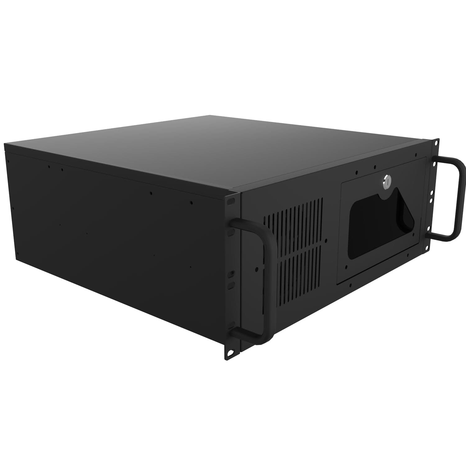 4U Server Cabinet Case, 4U Server Chassis Rackmount Server Case, 7 PCI Slots, Rackmount 4U Server Chassis, Lockable by Key