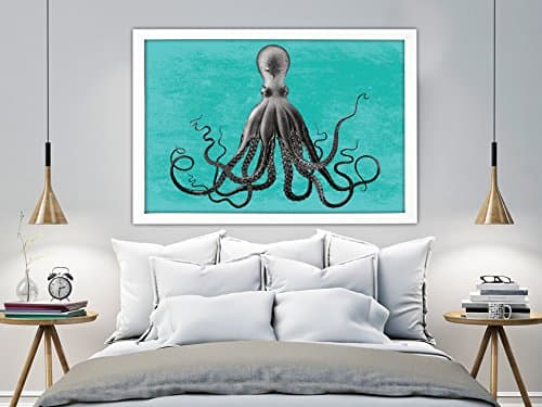 Lord Bodner Octopus Art Print, Nautical Decor, Octopus Art Print, Nautical Poster, Vintage Octopus Poster, Large Wall Art, Kraken Art Print