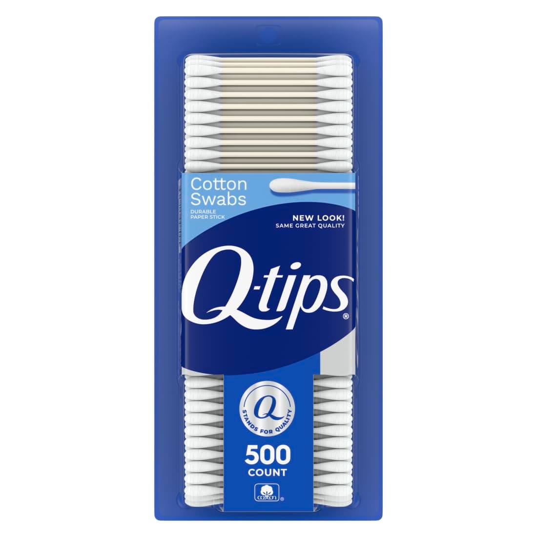 Q-tips Cotton Swabs, Original, For Home, First Aid and Beauty, 100% Cotton, 500 Count