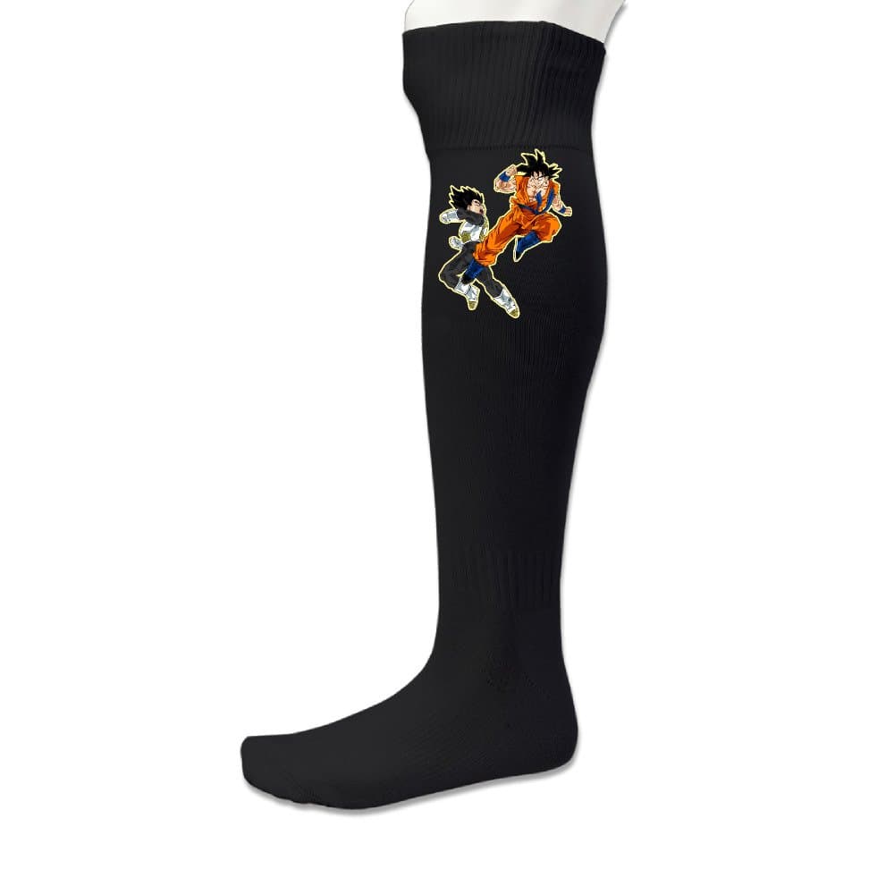 Dragon Ball Z Goku Vs Vegeta Men Comfortbale Athletic Football Sock