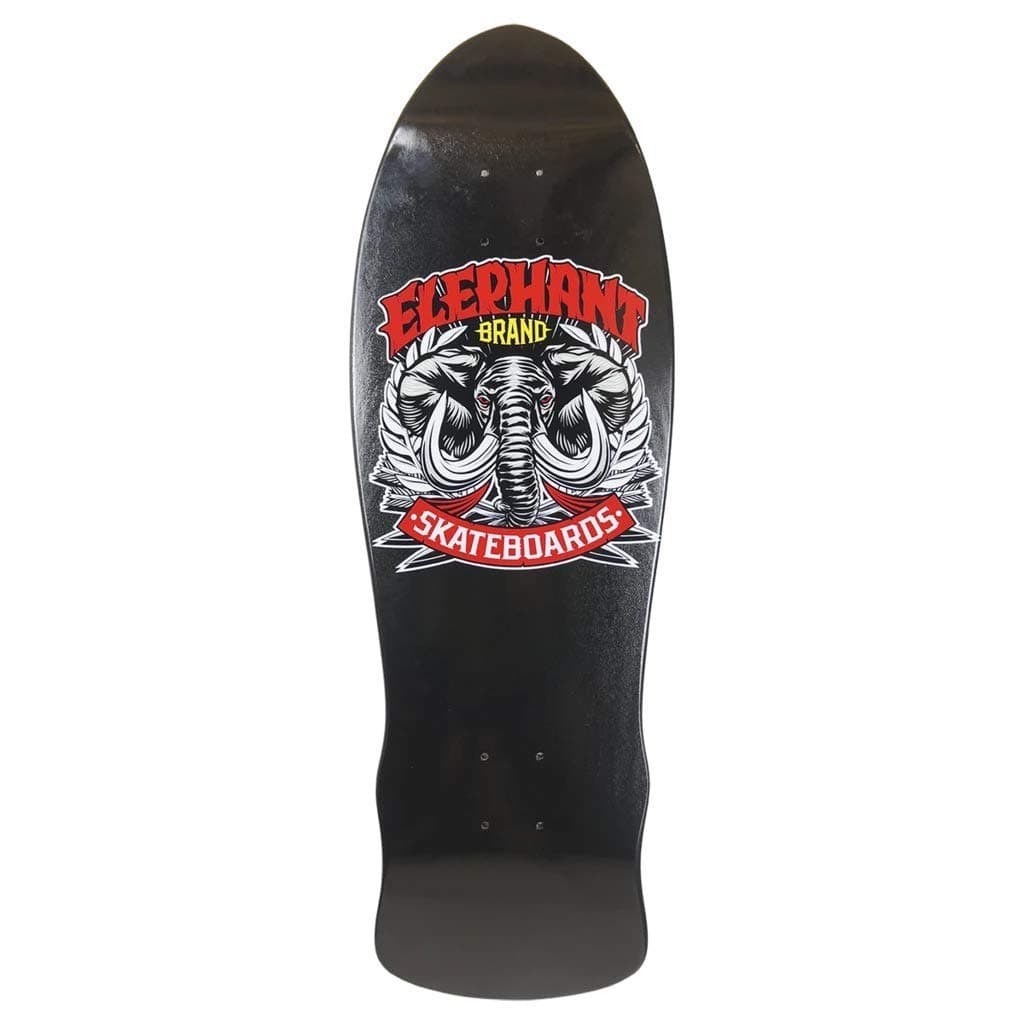 Elephant Brand Skateboards Street Axe Skateboard Deck, 9.5 x 32-Inch, Black