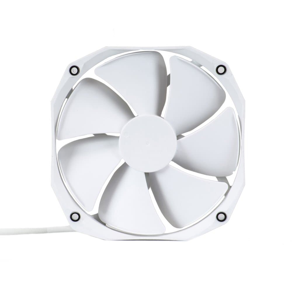 Phanteks 140mm CPU Cooler Fan Upgrade, PWM, 1600 RPM High-Static Pressire Retail Cooling PH-F140HP_WT2 White