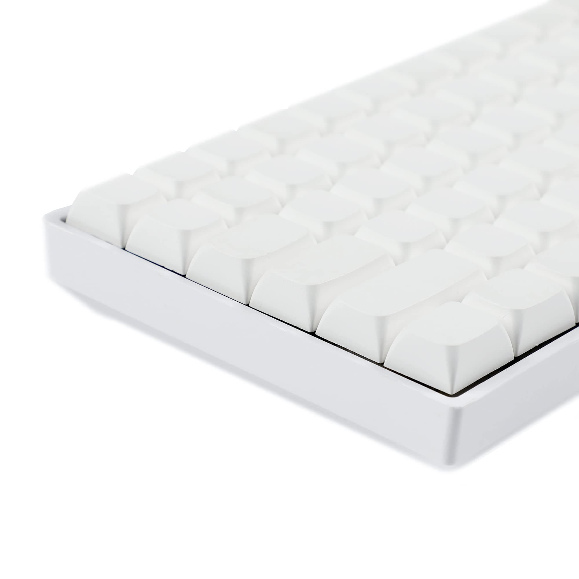 YMDK 124 Keys White Blank ZDA XDA V2 Key Cap PBT Key Cap for MX Keyboard 104 87 61 Melody 96 KBD75 ID80 GK64 SP84