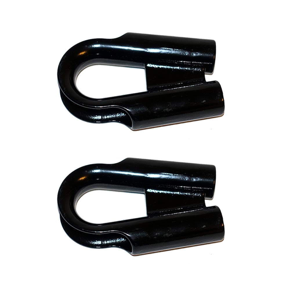 Ranger 12MM 1/2" Stainless Steel Rope Tube Thimble with Gusset for 3/8" or 1/2" Wire or Synthetic Winch Rope by Ultranger Diameter of (Pack of 2)