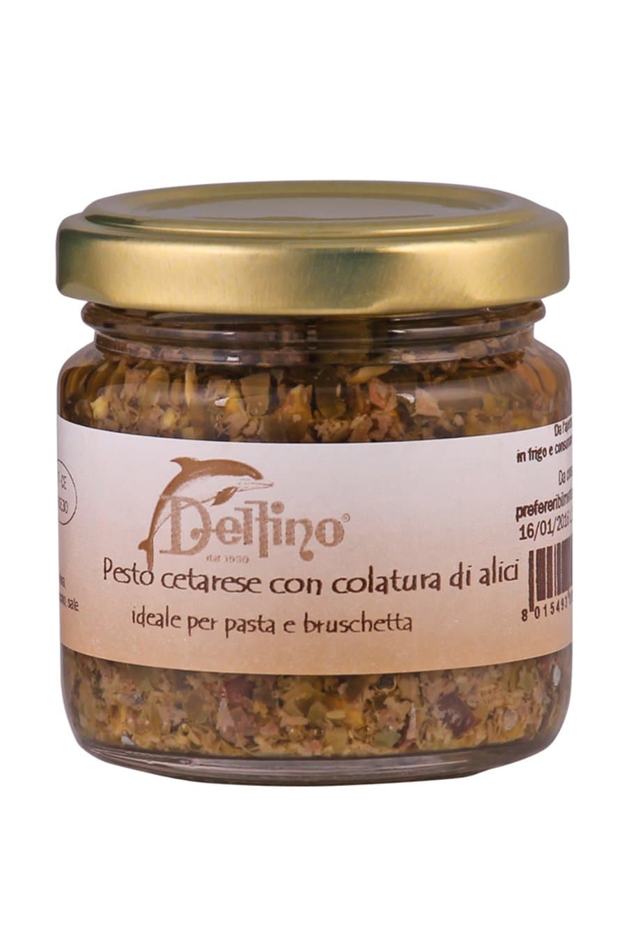 Delfino Cetara Pesto With Anchovy Sauce 90G.