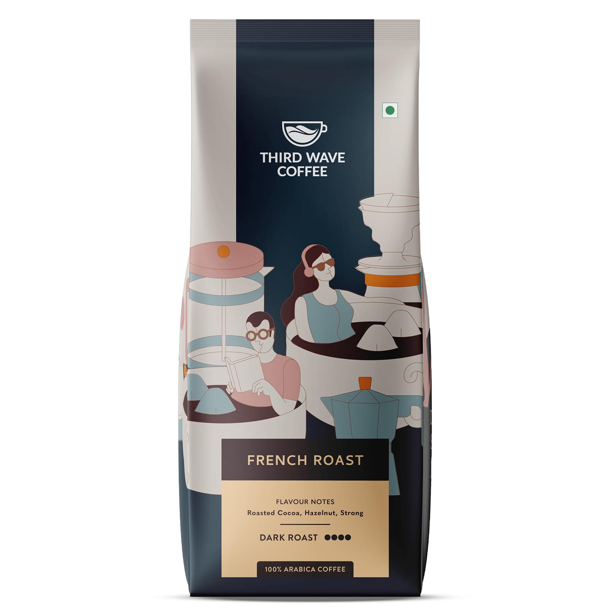 French Roast Arabica Coffee, 250 gram (Pour Over/Electrical Dripper/Aeropress)