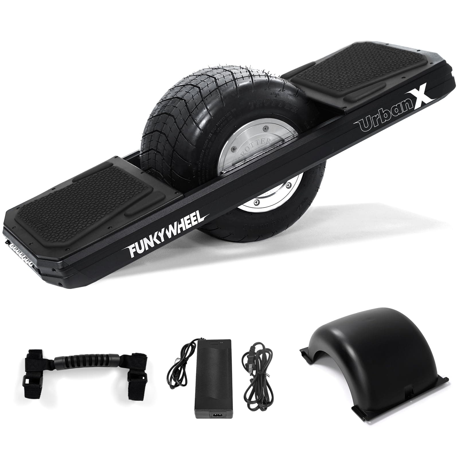 Electric Unicycle One Wheel Self-Balancing Monowheel, 27 Miles Long Range, Maximum Speed of 12 MPH and 23° Climbing Ability,700W Brushless Motor(UrbanX)