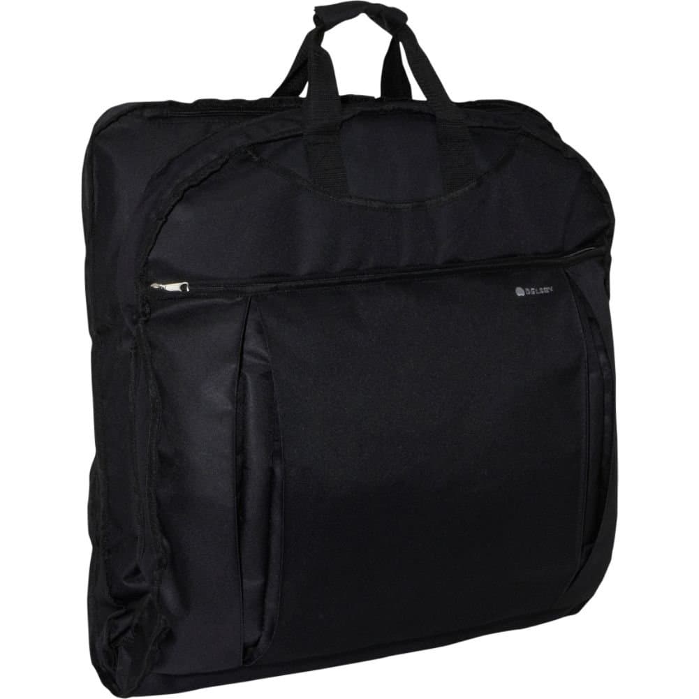 DELSEY Paris Polyester Luggage Helium Garment, Suit or Dress Bag, Includes Carry Handle, Black