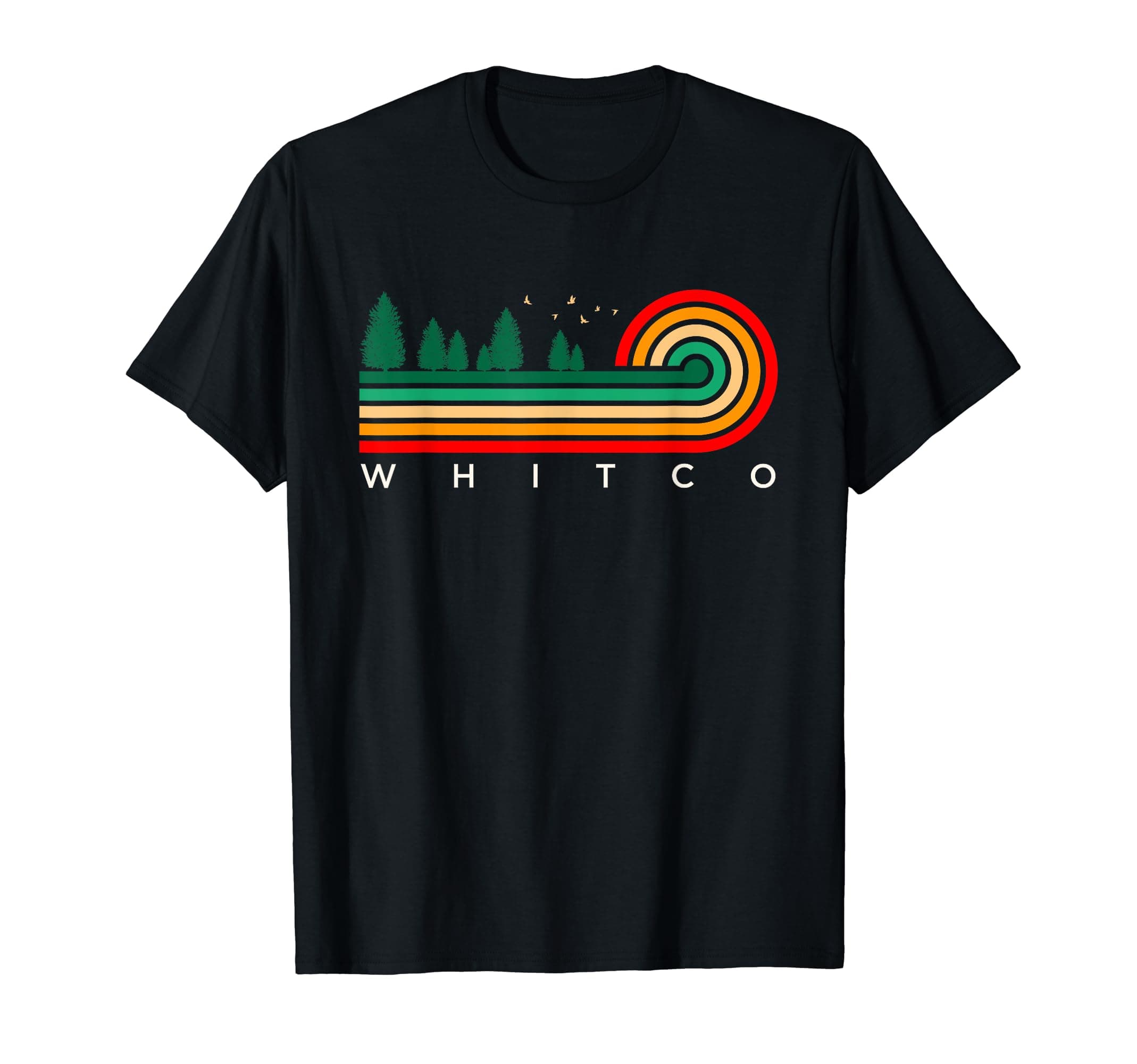 Evergreen Vintage Stripes Whitco, Kentucky T-Shirt