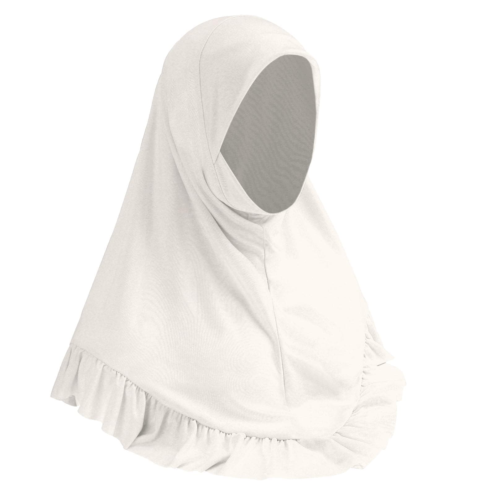 Muslim Hijab for Women, Full Cover Turban Islamic Instant Headscarf Ladies One Piece Arab Head Wrap Scarves Ramadan Eid Prayer Dress Beanie Turban Bandana Hat Islam Middle East Head Wear