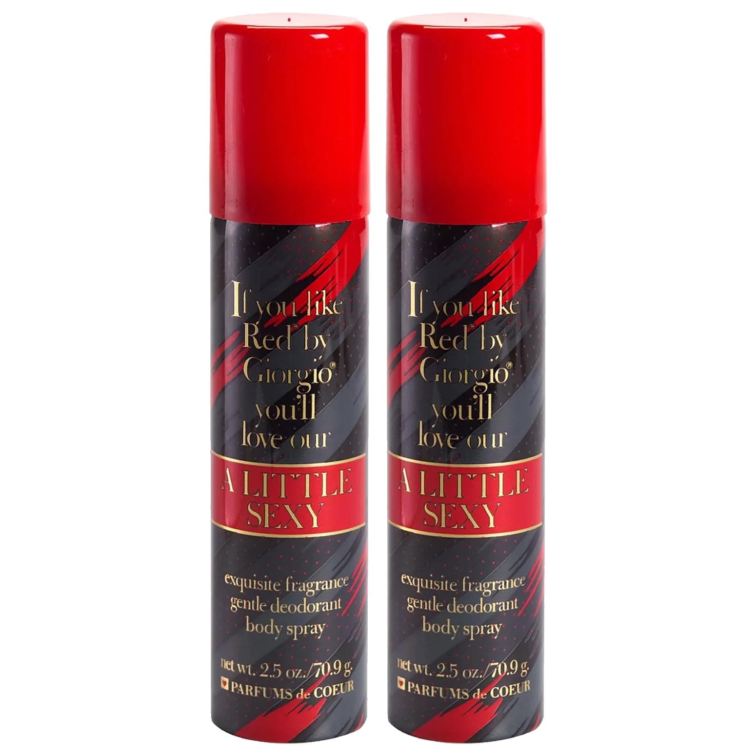 Parfums De Coeur A Little Sexy Deodorant Body Spray for Women, 2.5 Ounce (2)